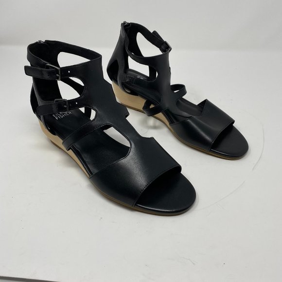 Eileen Fisher Shoes - NWOT Eileen Fisher Strappy Wedge Sandal